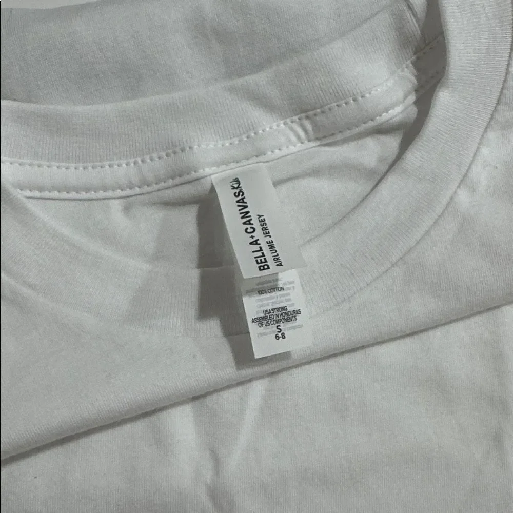Bella Canvas White Ghost Graphic Tee NWT - Picture 4 of 4